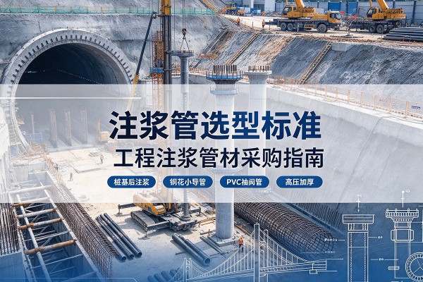 西岗注浆管选型标准